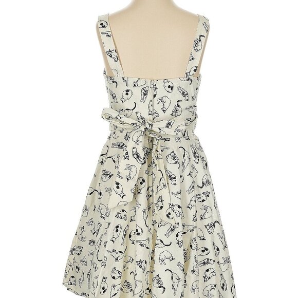 Modcloth "Traveling Cupcake" in Cats Dress - Picture 3 of 3